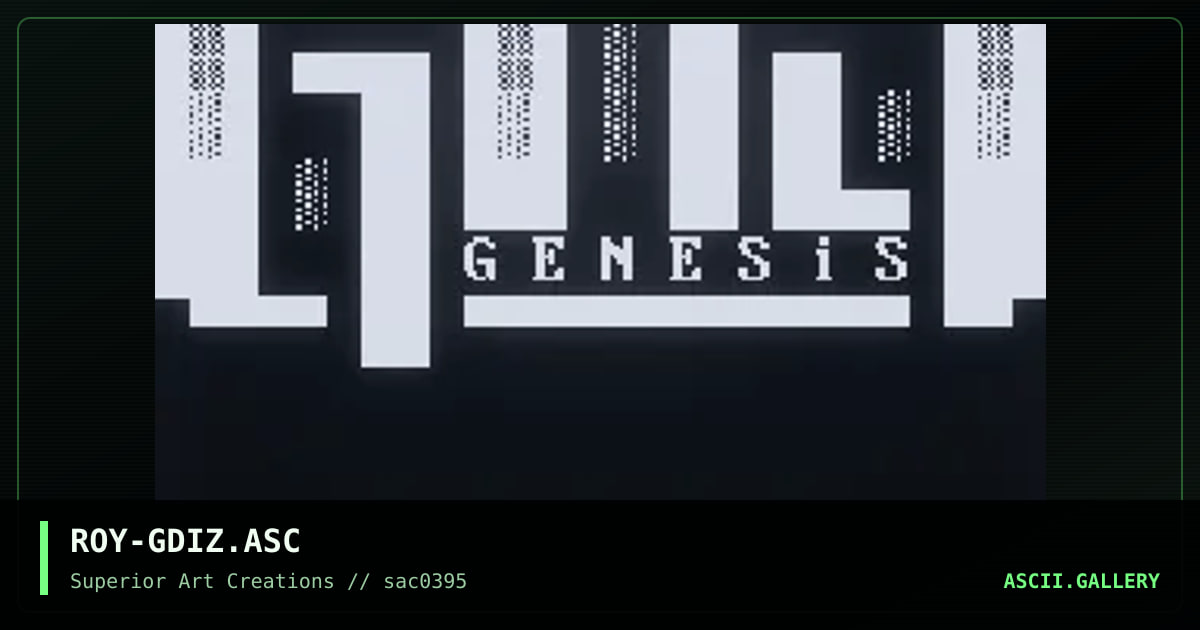 ROY-GDIZ.ASC, by roy, 1995