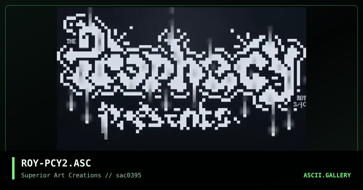 ROY-PCY2.ASC, by roy, 1995