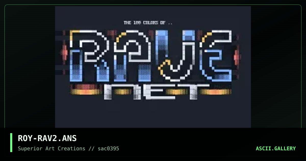 Rave Net 2, by roy, 1995