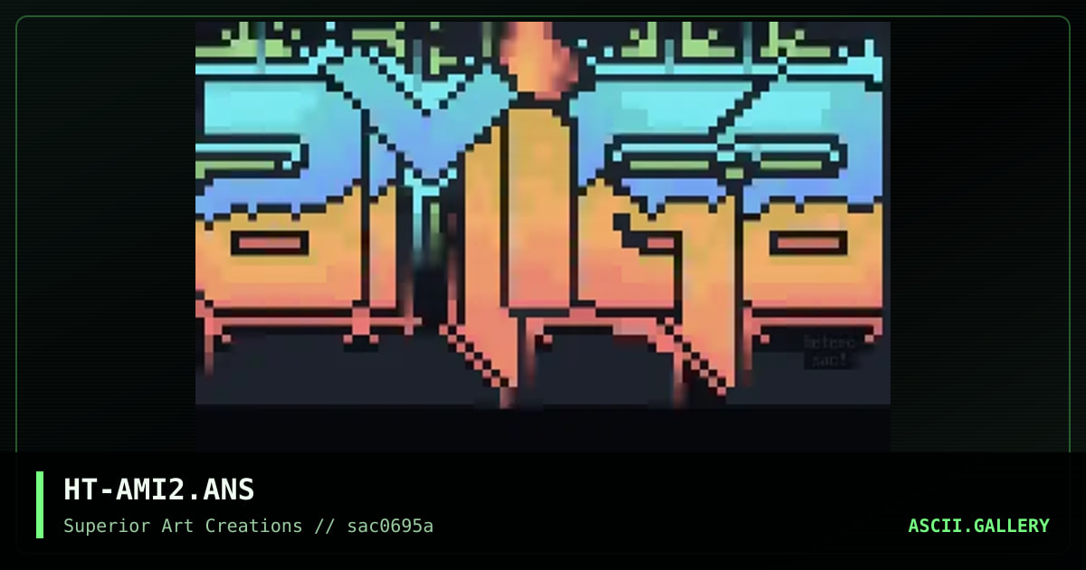 AMIGA CONFERENCE, by hetero, 1995