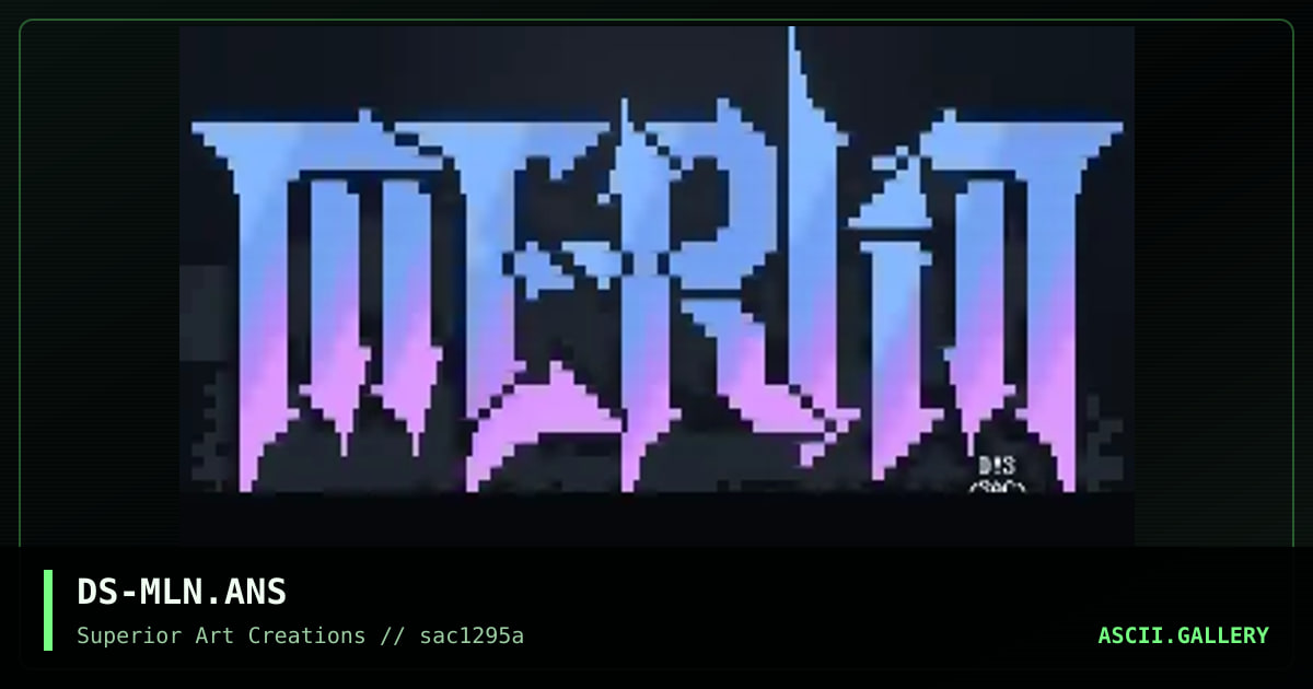 Merlin Couriers HQ Logo, by dark star, 1995