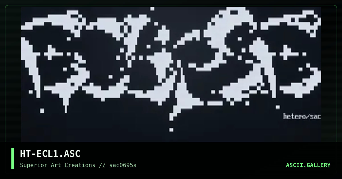 HT-ECL1.ASC, by hetero, 1995