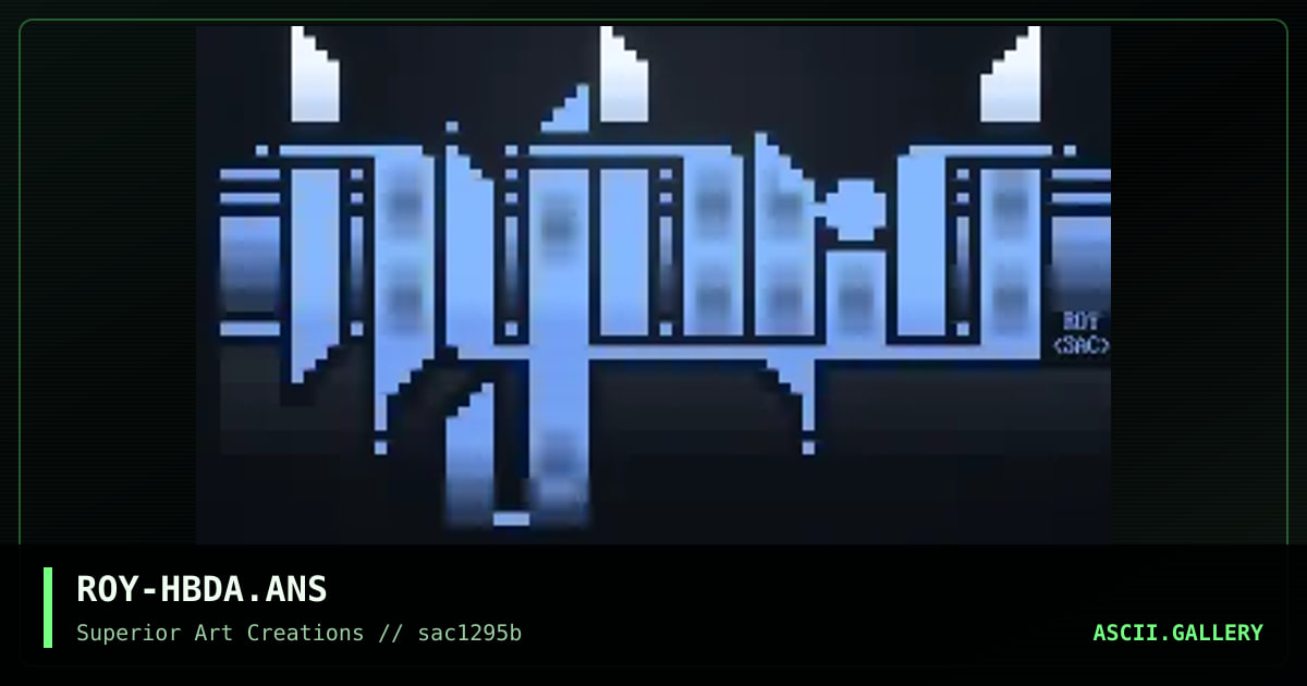 ROY-HBDA.ANS, by roy, 1995