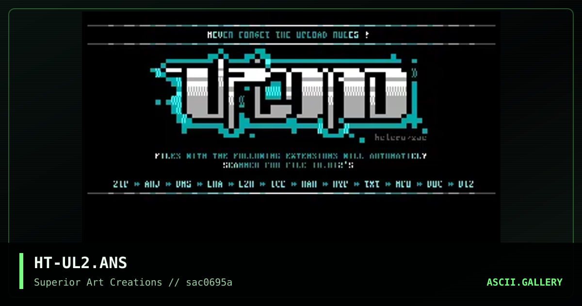 UPLOAD, by hetero, 1995