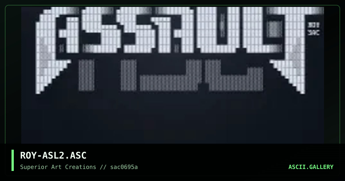 ROY-ASL2.ASC, by roy, 1995