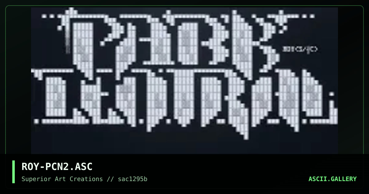ROY-PCN2.ASC, by roy, 1995