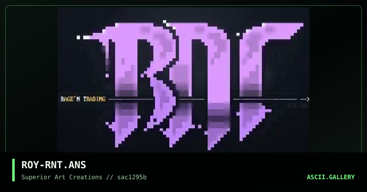 ROY-RNT.ANS, by roy, 1995