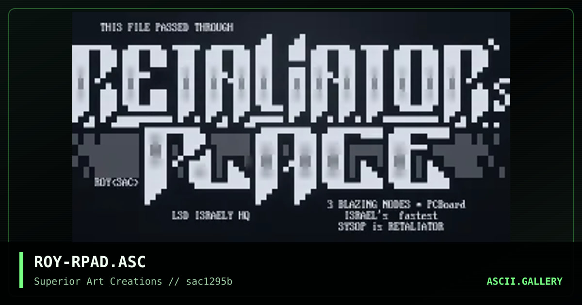 ROY-RPAD.ASC, by roy, 1995