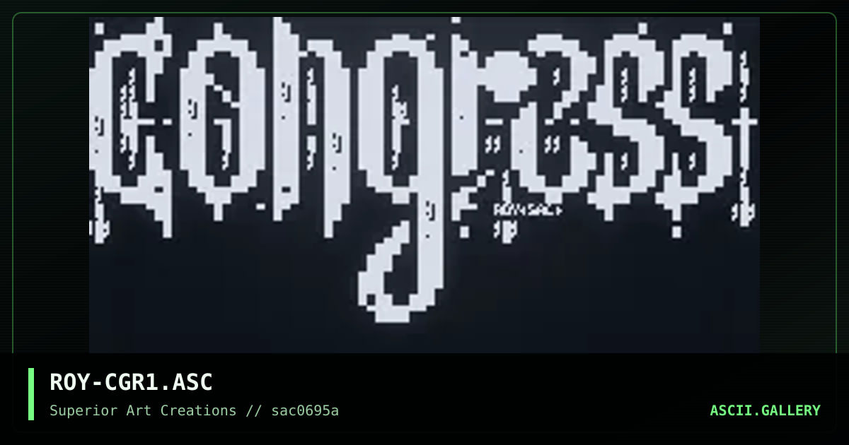 ROY-CGR1.ASC, by roy, 1995