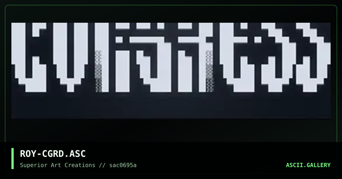 ROY-CGRD.ASC, by roy, 1995