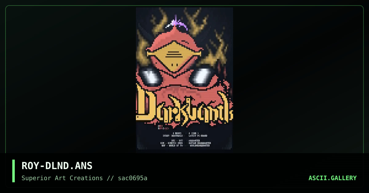 ROY-DLND.ANS, by roy, 1995
