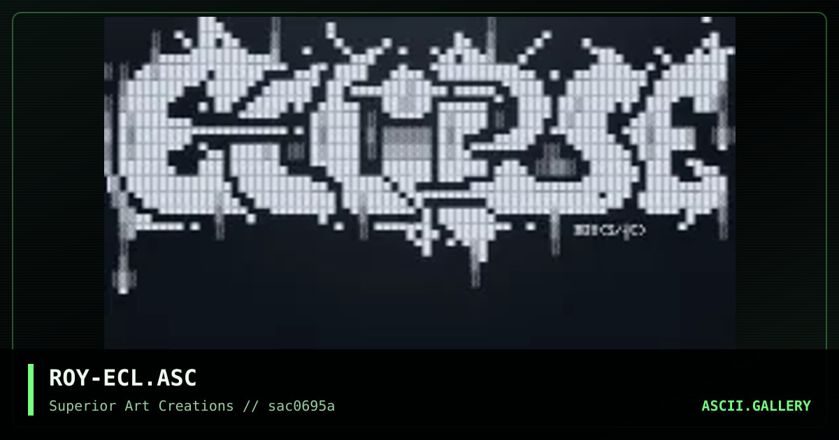 ROY-ECL.ASC, by roy, 1995