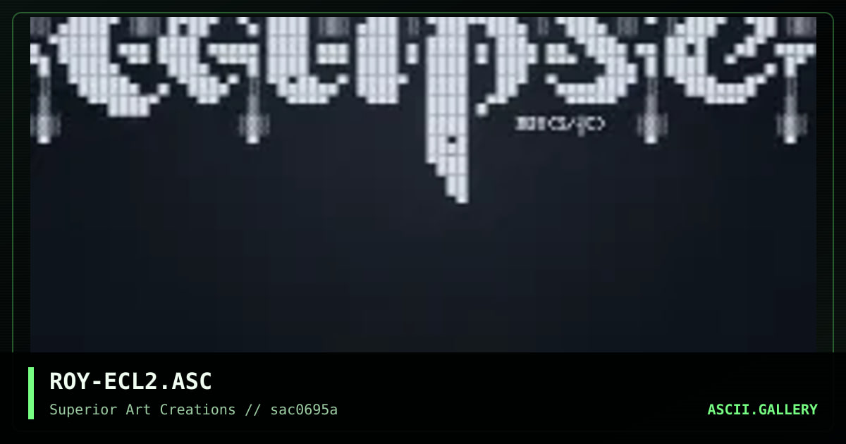 ROY-ECL2.ASC, by roy, 1995