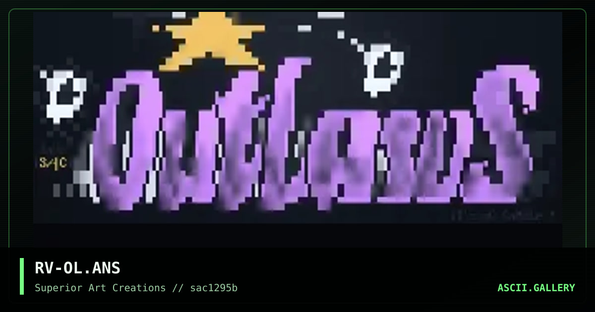 THE OUTLAWS, by rave, 1995