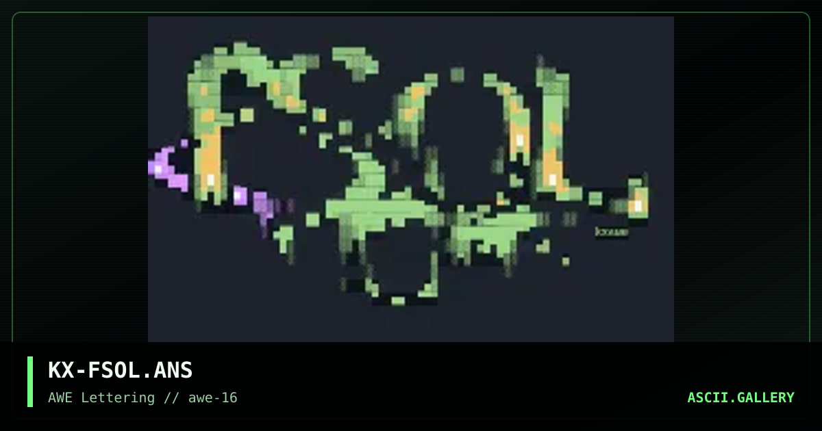 Fsol, by kleenex, 1998