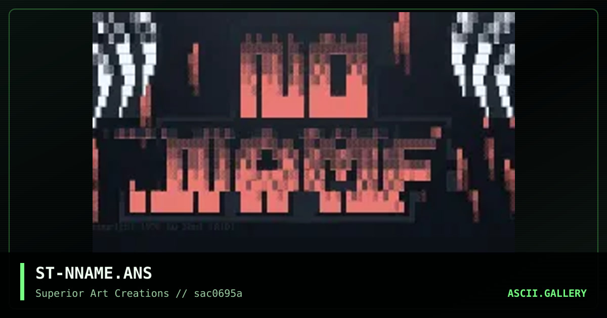 ST-NNAME.ANS, by shot, 1995