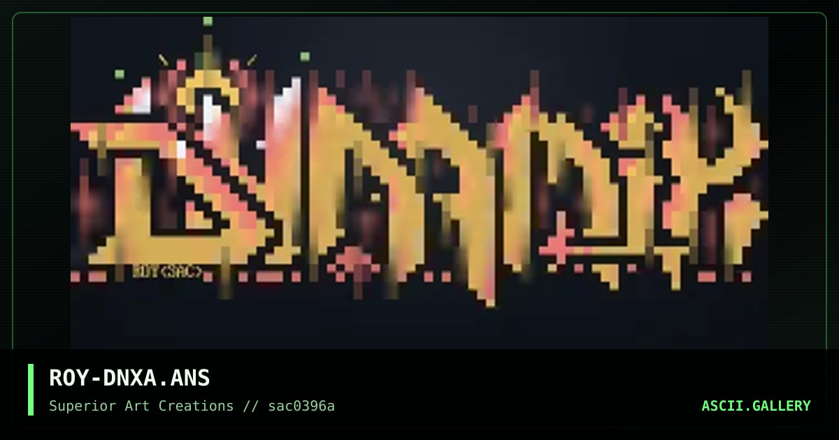 ROY-DNXA.ANS, by roy, 1996