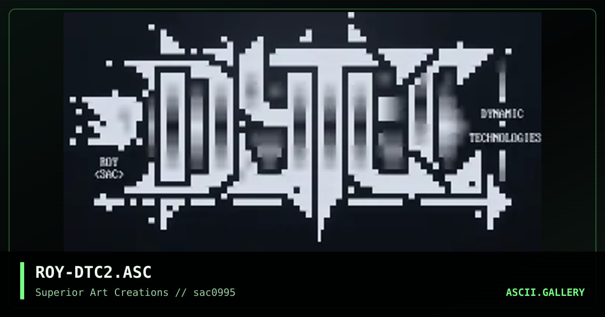 ROY-DTC2.ASC, by roy, 1995