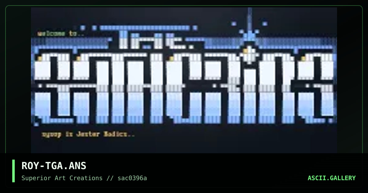 ROY-TGA.ANS, by roy, 1996