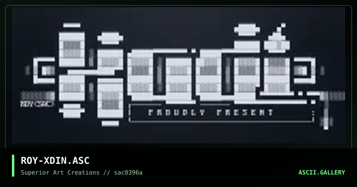 ROY-XDIN.ASC, by roy, 1996