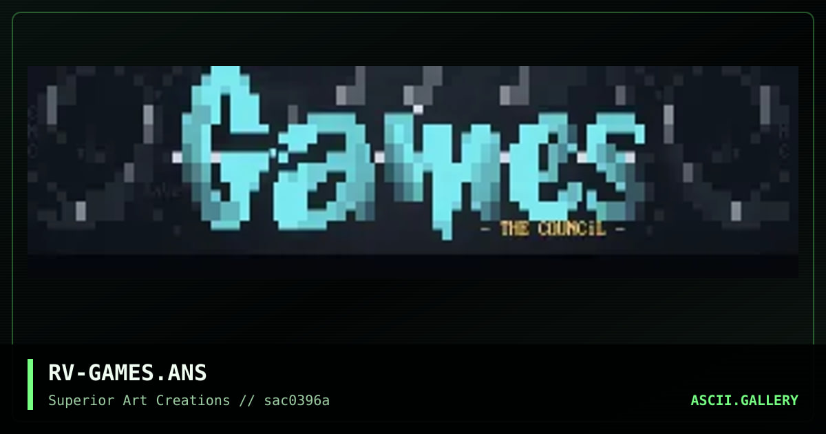 Games, by rave, 1996