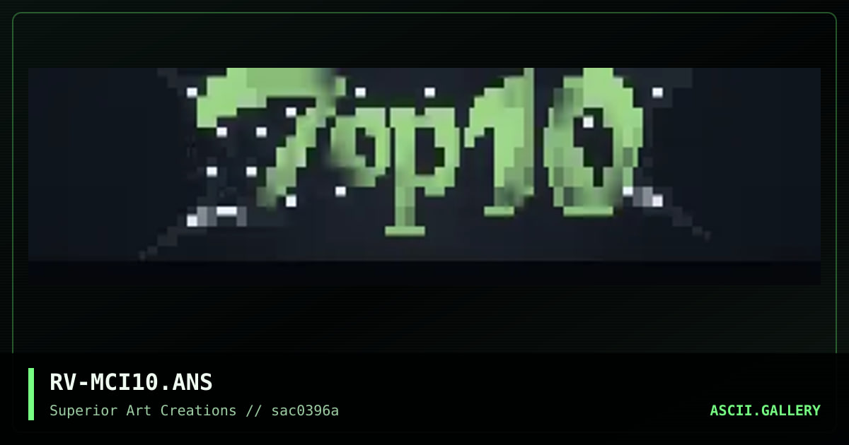 Top 10, by rave, 1996