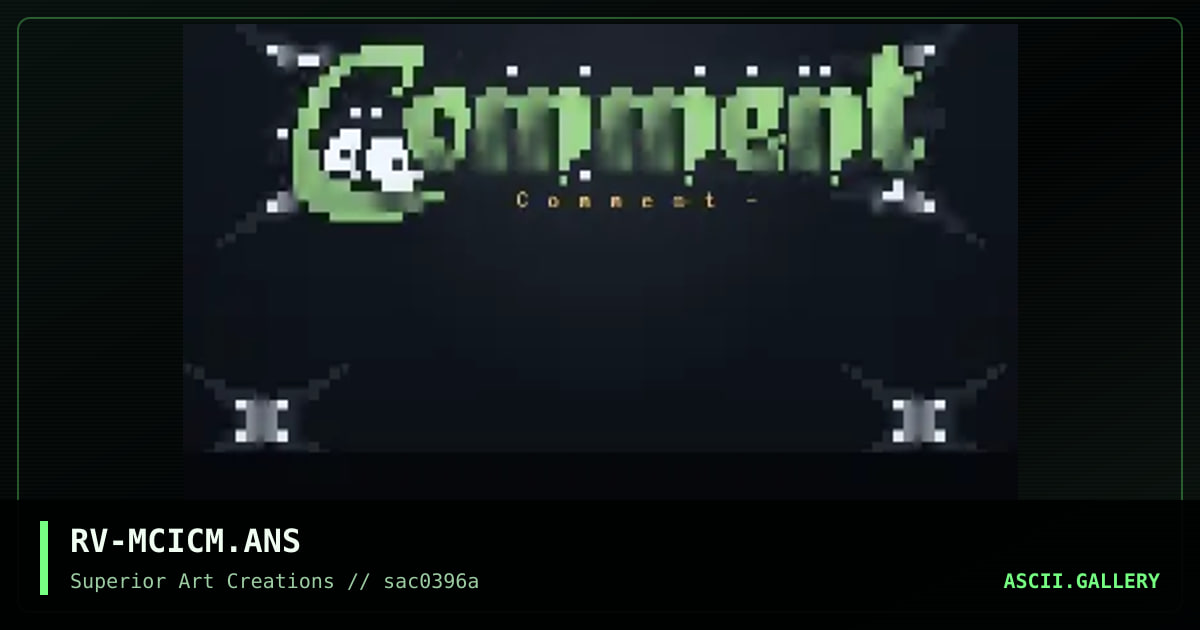 Comment to Sysop MCI, by rave, 1996
