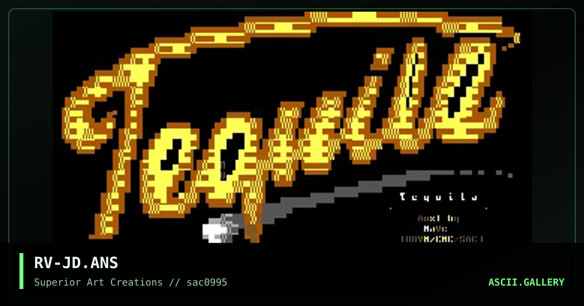 Tequila, by rave, 1995