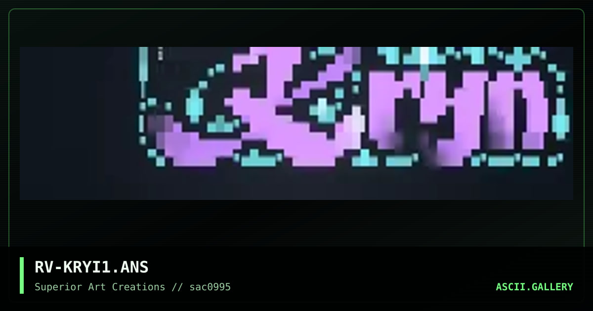 RV-KRYI1.ANS, by rave, 1995