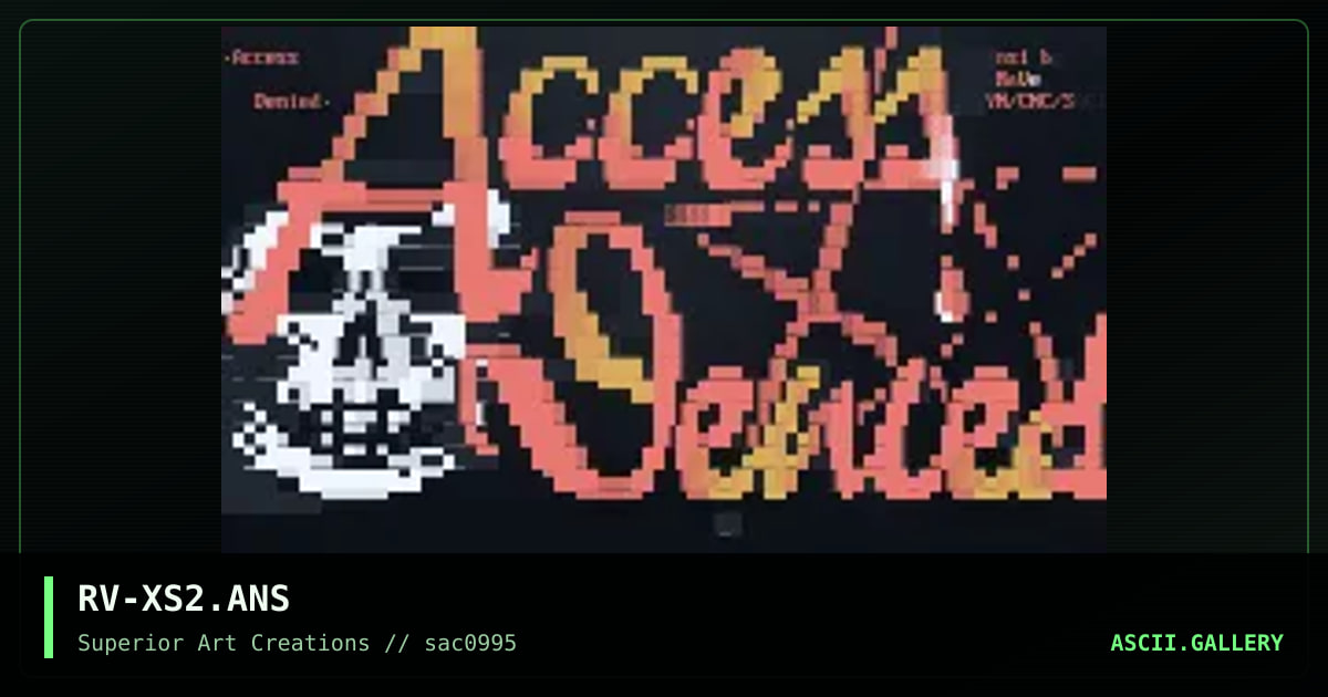 ACCESS DENIED BBS, by rave, 1995