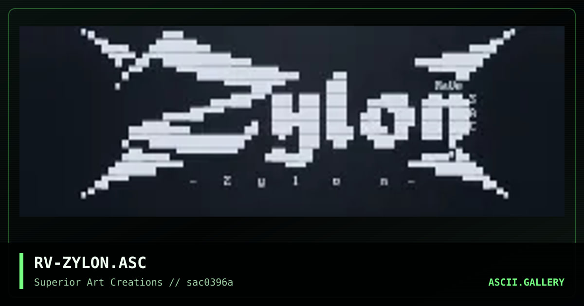 zylon nfo, by rave, 1996