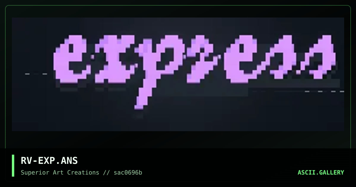 RV-EXP.ANS, by rave, 1996