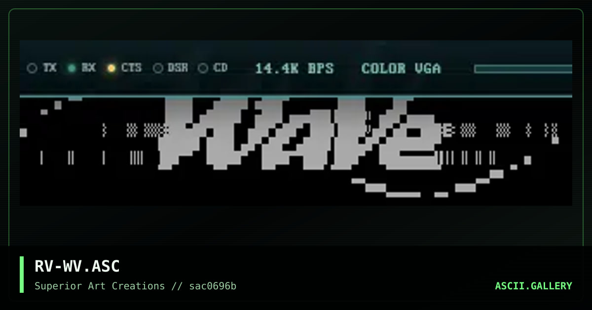 RV-WV.ASC, by rave, 1996