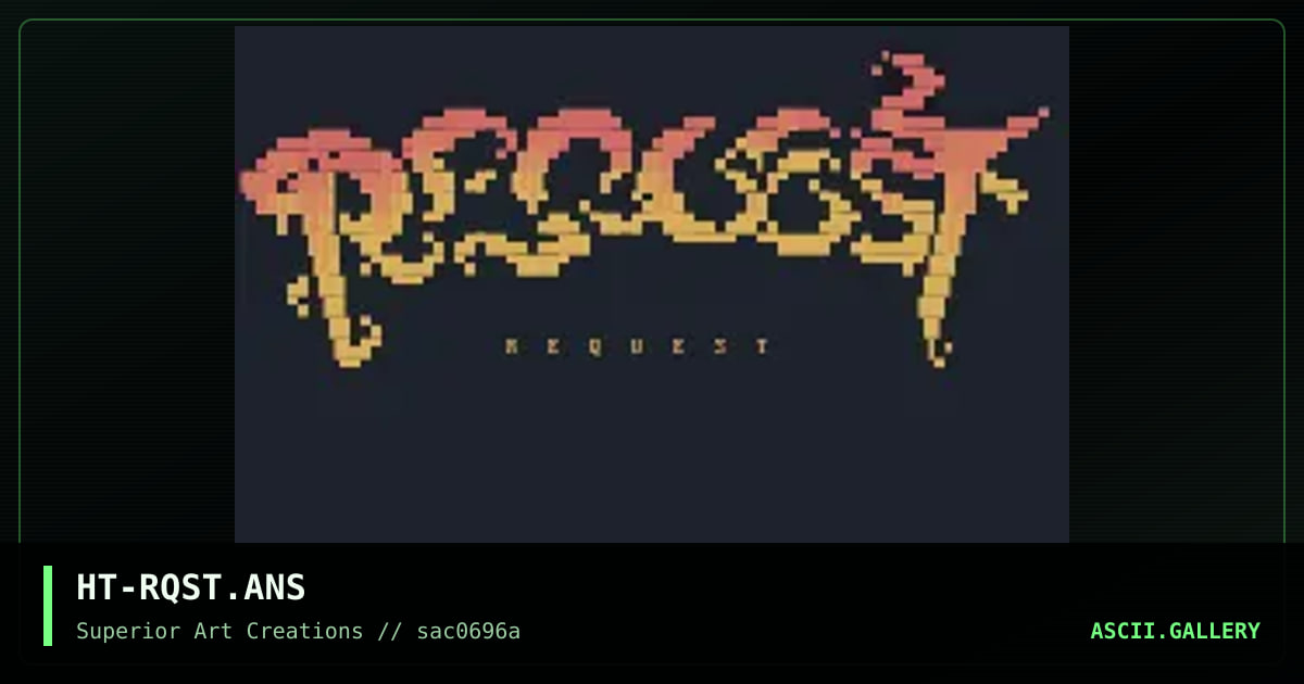 Request Conference, by hetero, 1996