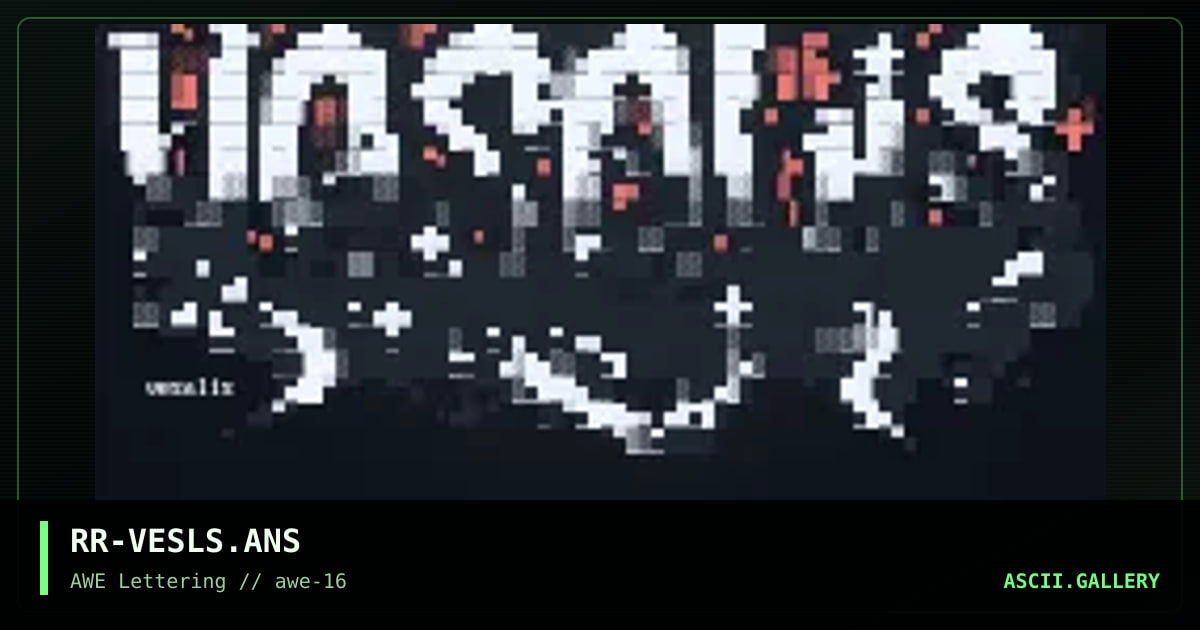 Vesalis, by riddler, 1998