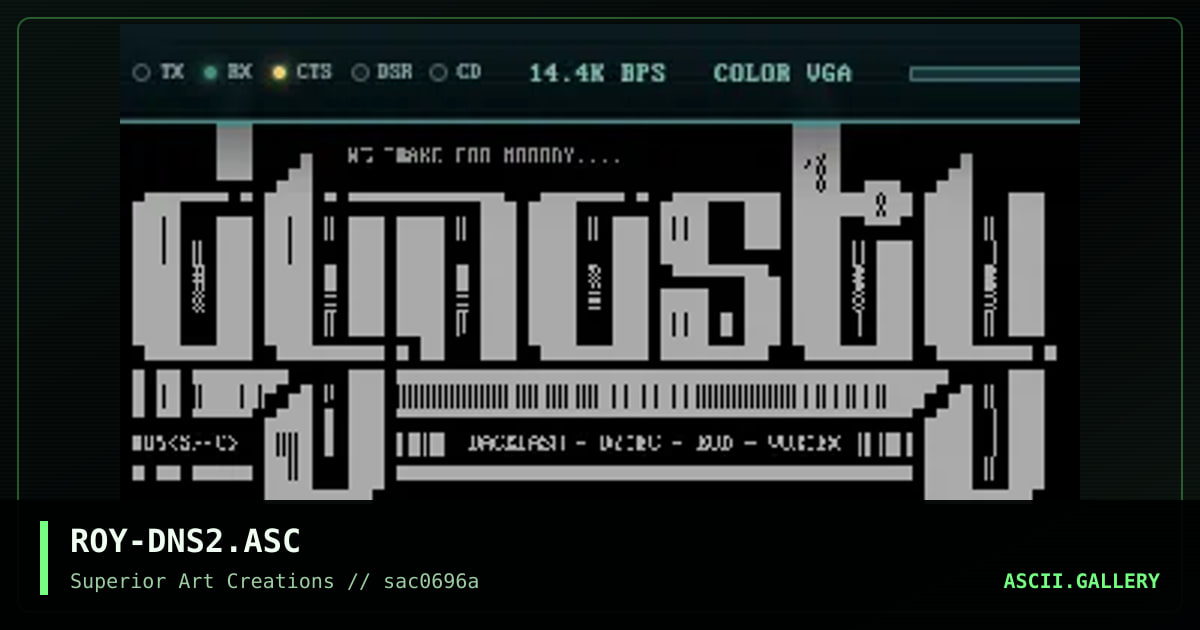 ROY-DNS2.ASC, by roy, 1996
