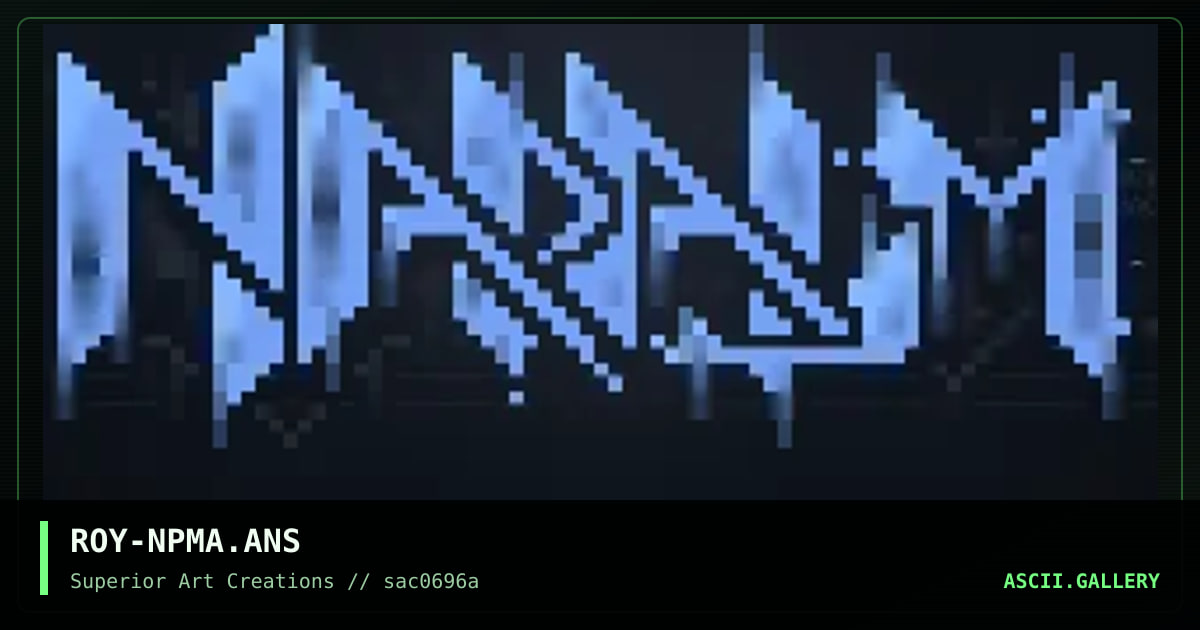 ROY-NPMA.ANS, by roy, 1996