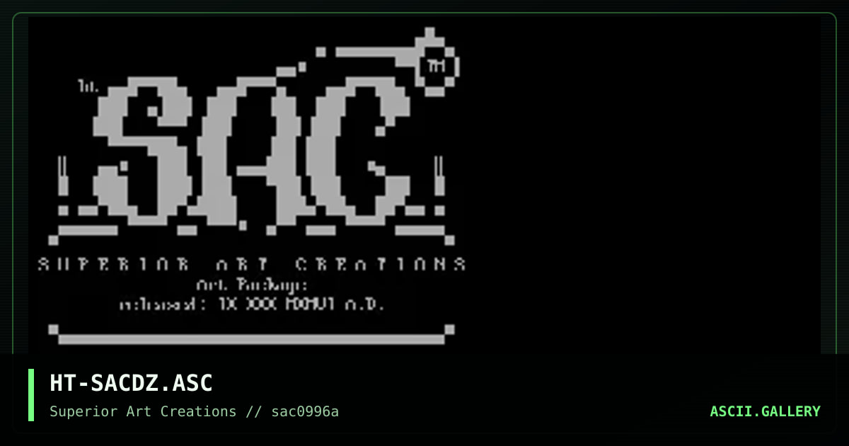 HT-SACDZ.ASC, by hetero, 1996
