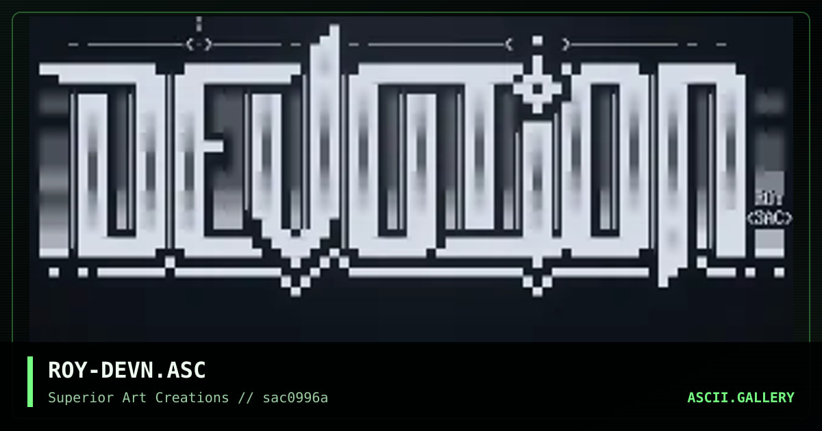ROY-DEVN.ASC, by roy, 1996