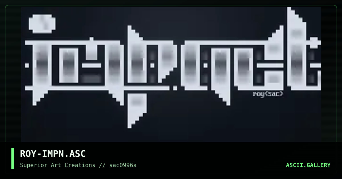 ROY-IMPN.ASC, by roy, 1996