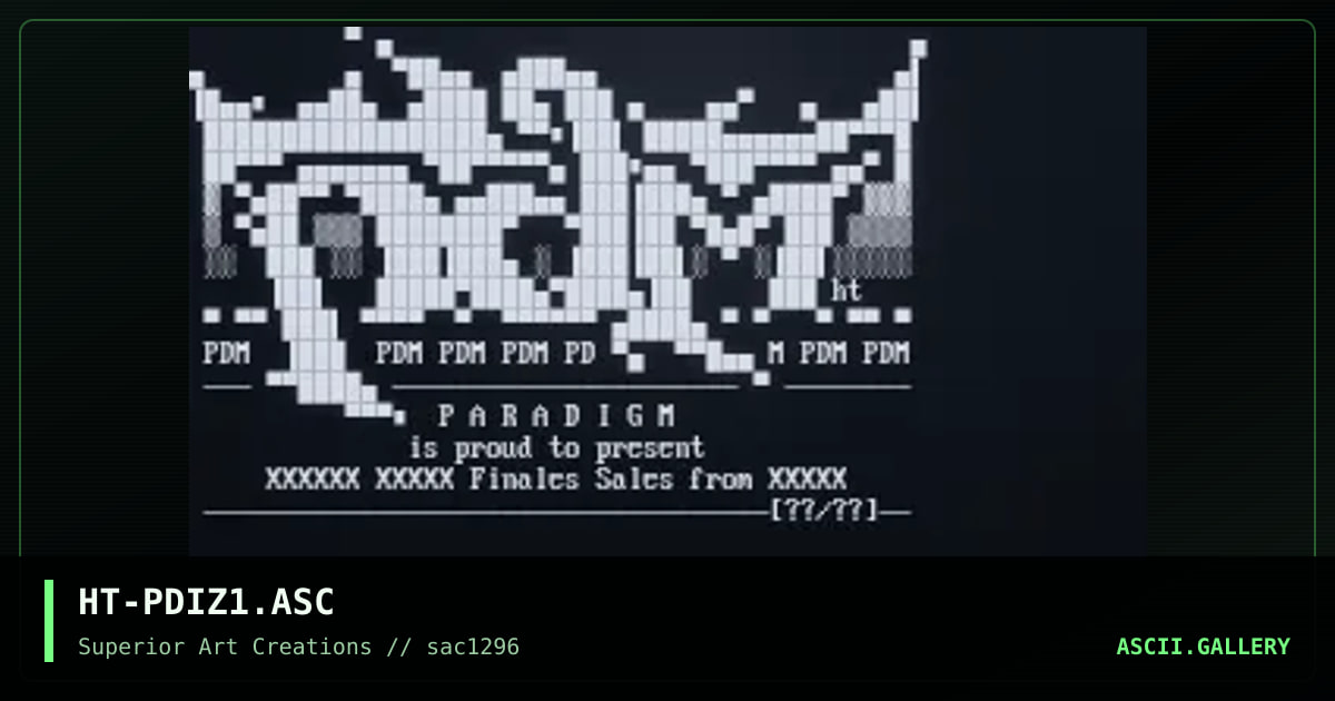 HT-PDIZ1.ASC, by hetero, 1996