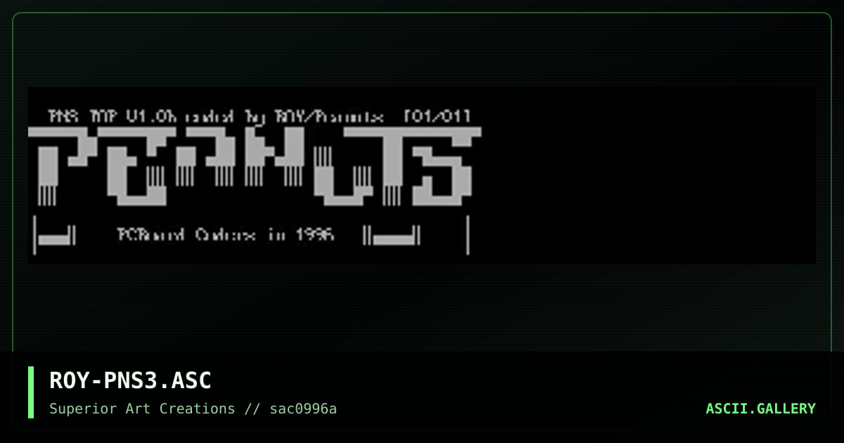 ROY-PNS3.ASC, by roy, 1996