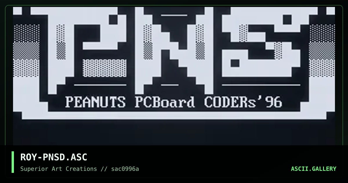 ROY-PNSD.ASC, by roy, 1996