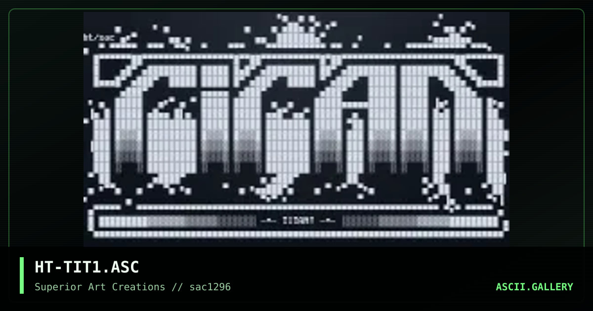 HT-TIT1.ASC, by hetero, 1996