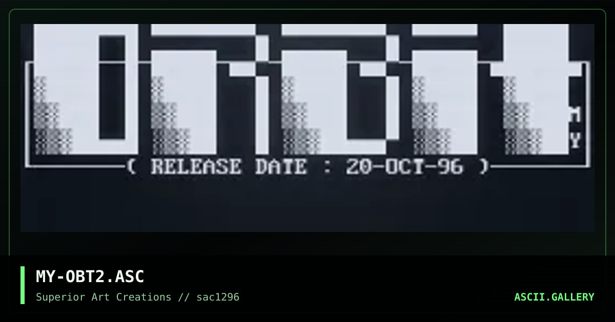 MY-OBT2.ASC, by marly, 1996