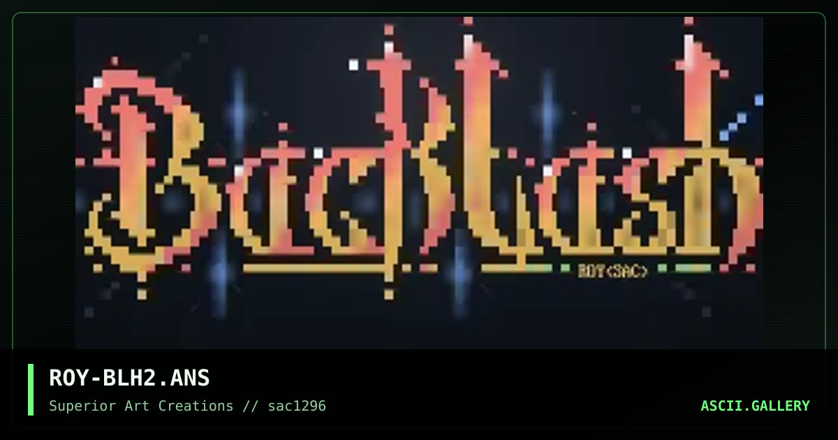 ROY-BLH2.ANS, by roy, 1996