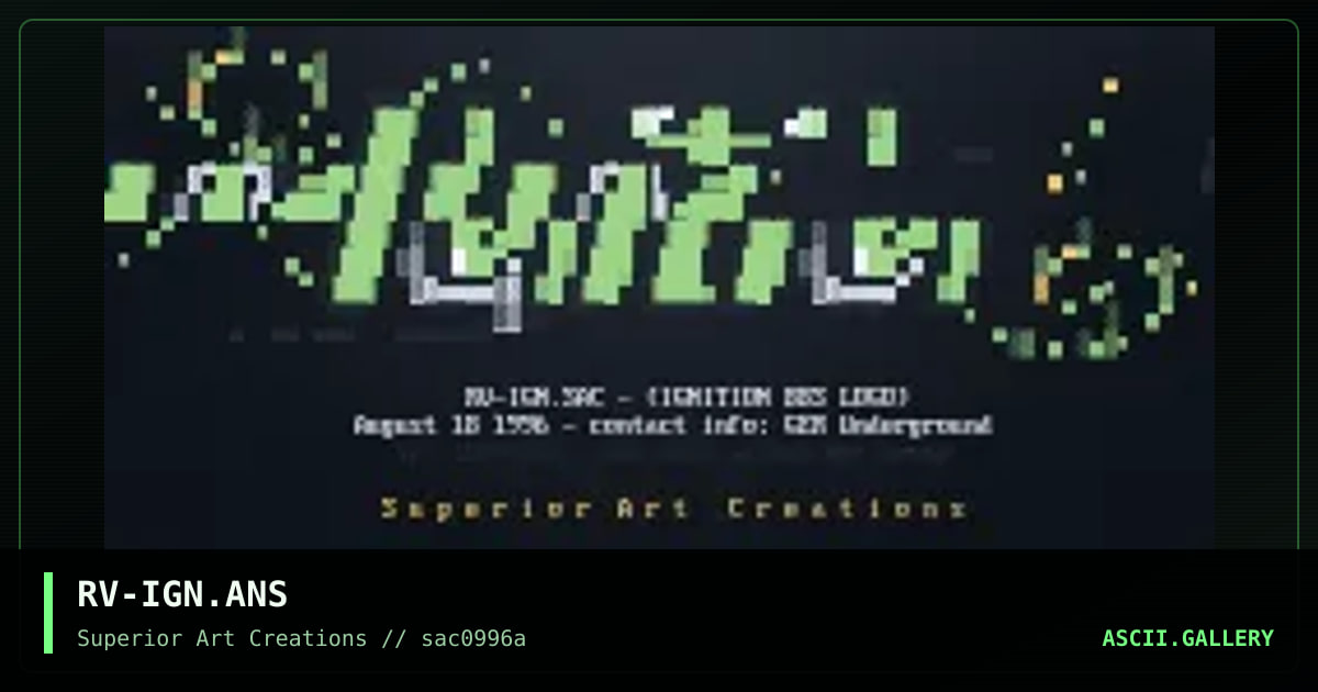 RV-IGN.ANS, by rave, 1996