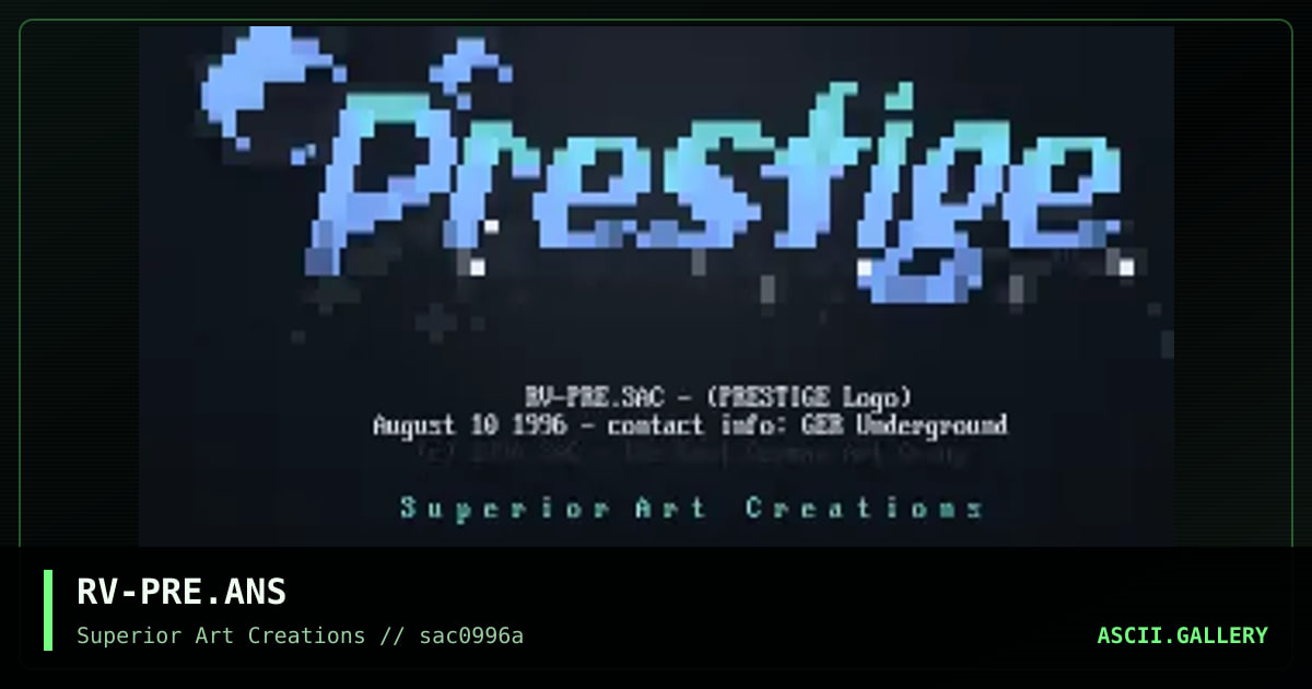 RV-PRE.ANS, by rave, 1996