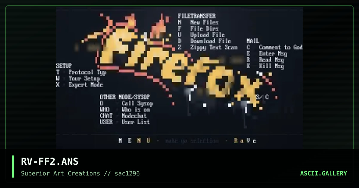 RV-FF2.ANS, by rave, 1996