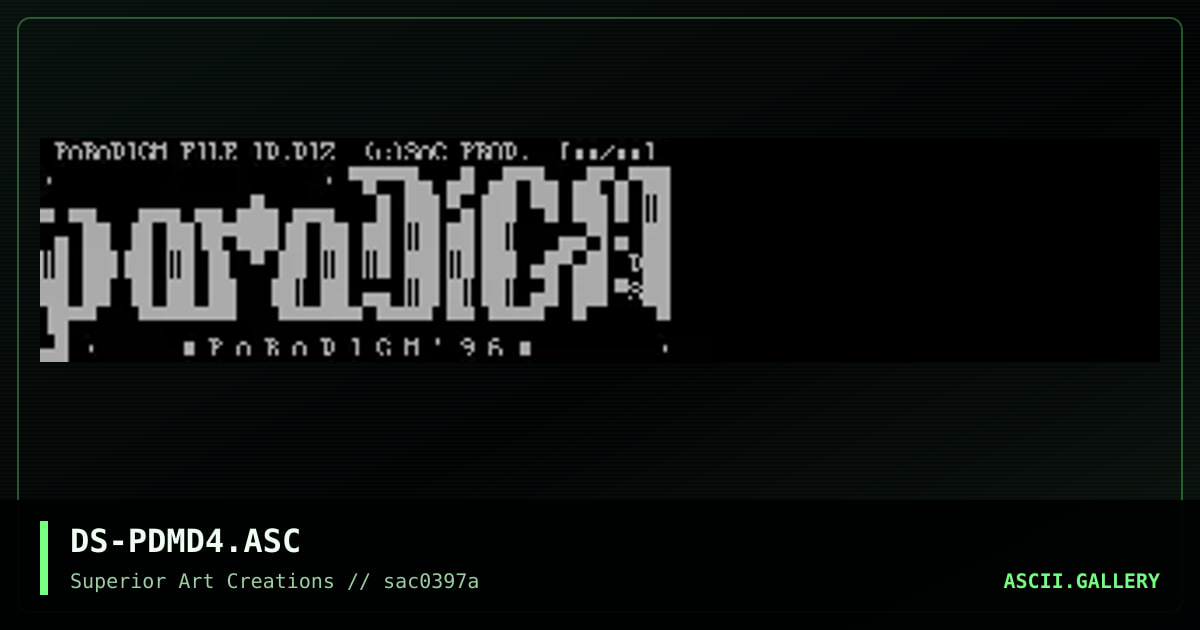 DS-PDMD4.ASC, by dark star, 1997